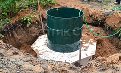 Септик Коло Веси 10 Миди принудительный - фото монтажа - 5